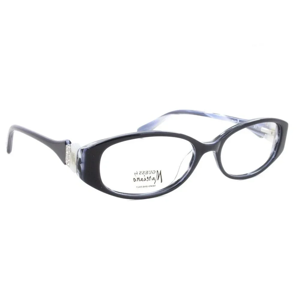 NWT Guess By Marciano 186-BKWT-52 52mm New Eyeglasses